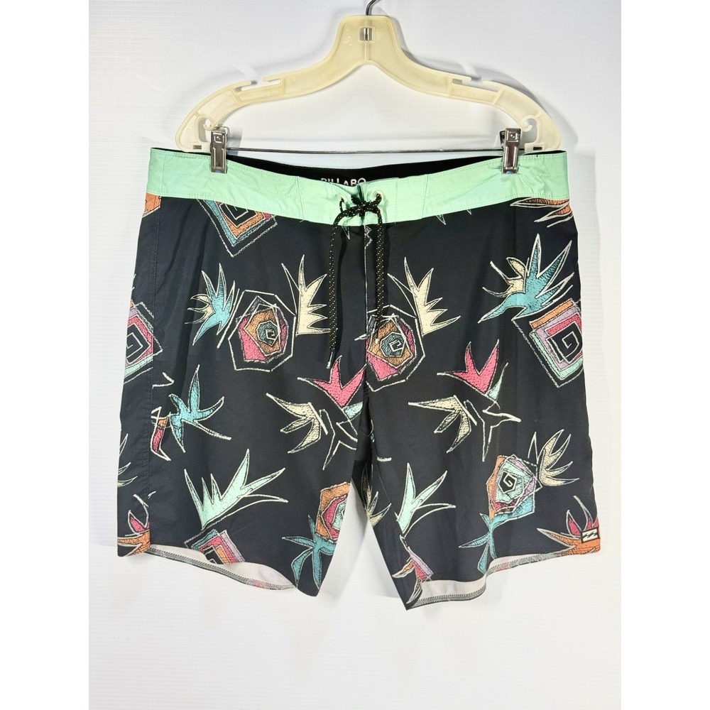 Billabong Recycler Sundays Airlites Mens 36 Multi-Color Geometric Board Shorts